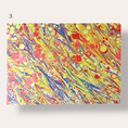 Load image into Gallery viewer, Hand Marbled Paper: Small / A3