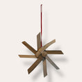 Load image into Gallery viewer, Oak swill Christmas Star Decoration