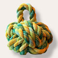 Load image into Gallery viewer, Handmade Dead Stock Yarn Rope Doorstop Medium