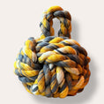 Load image into Gallery viewer, Handmade Dead Stock Yarn Rope Doorstop Medium