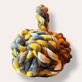 Load image into Gallery viewer, Handmade Dead Stock Yarn Rope Doorstop Medium