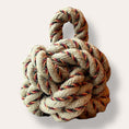 Load image into Gallery viewer, Handmade Flax Yarn Rope Doorstop Medium
