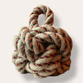 Load image into Gallery viewer, Handmade Flax Yarn Rope Doorstop Medium