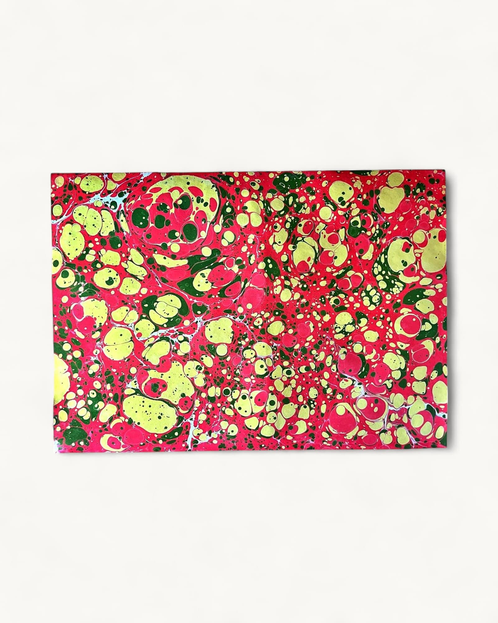 Hand Marbled Paper · A3 · Jewel Confetti