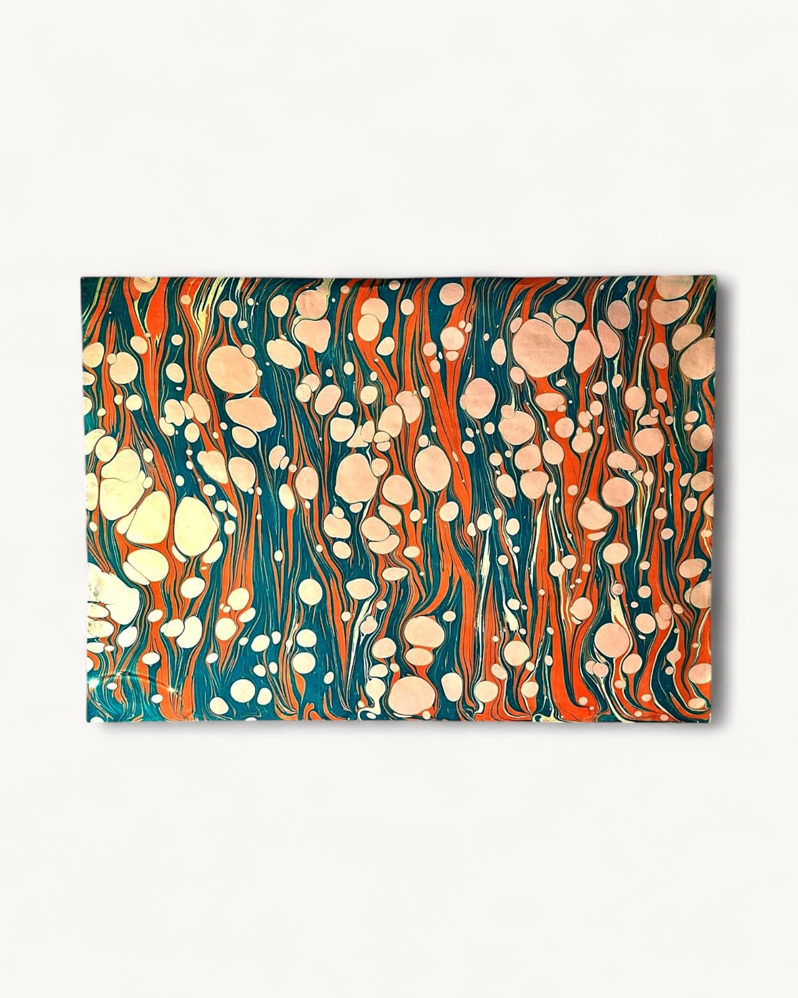 Hand Marbled Paper · A3 · Pink Confetti