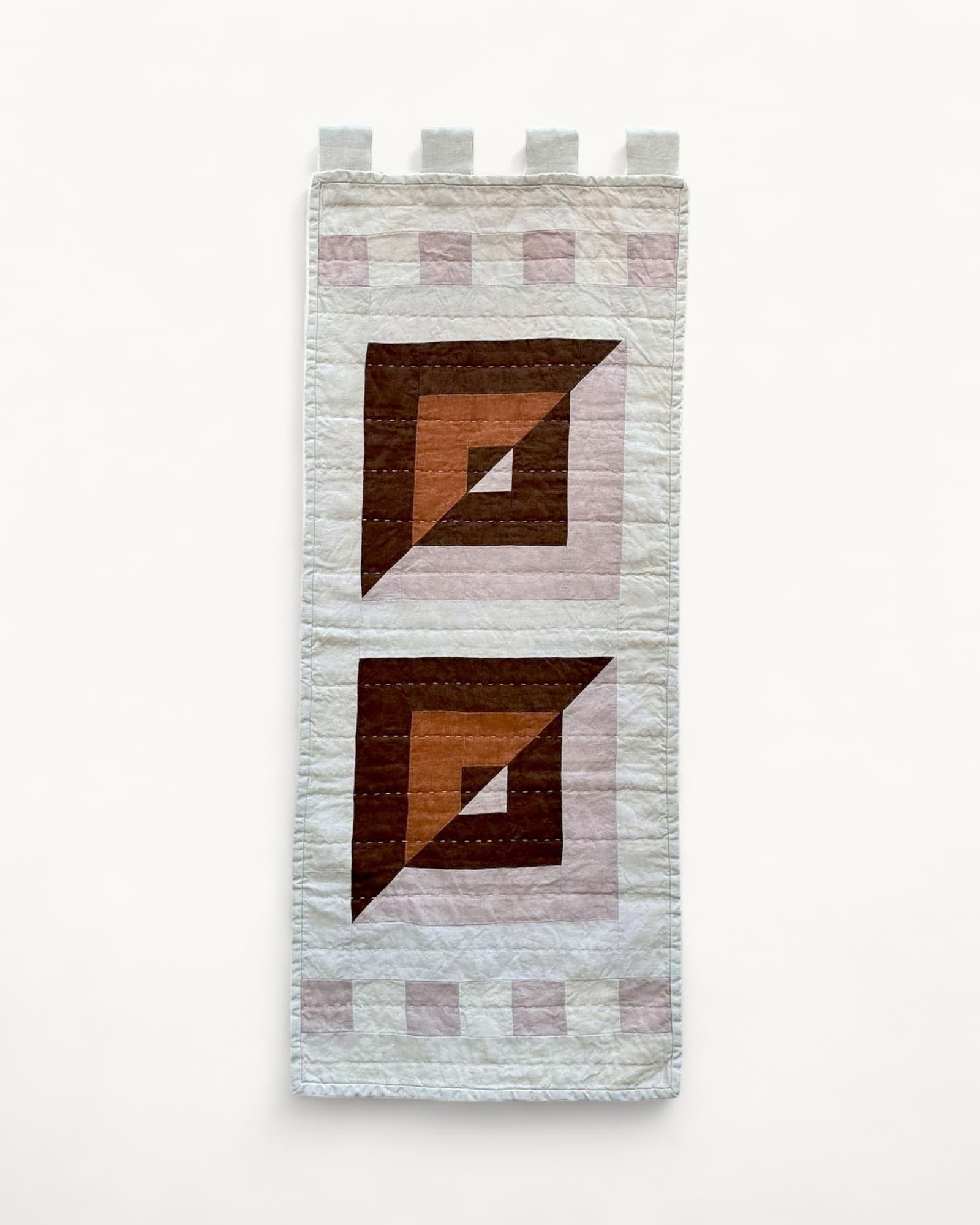 Tall Handmade Quilted Tapestry Wall Hanging