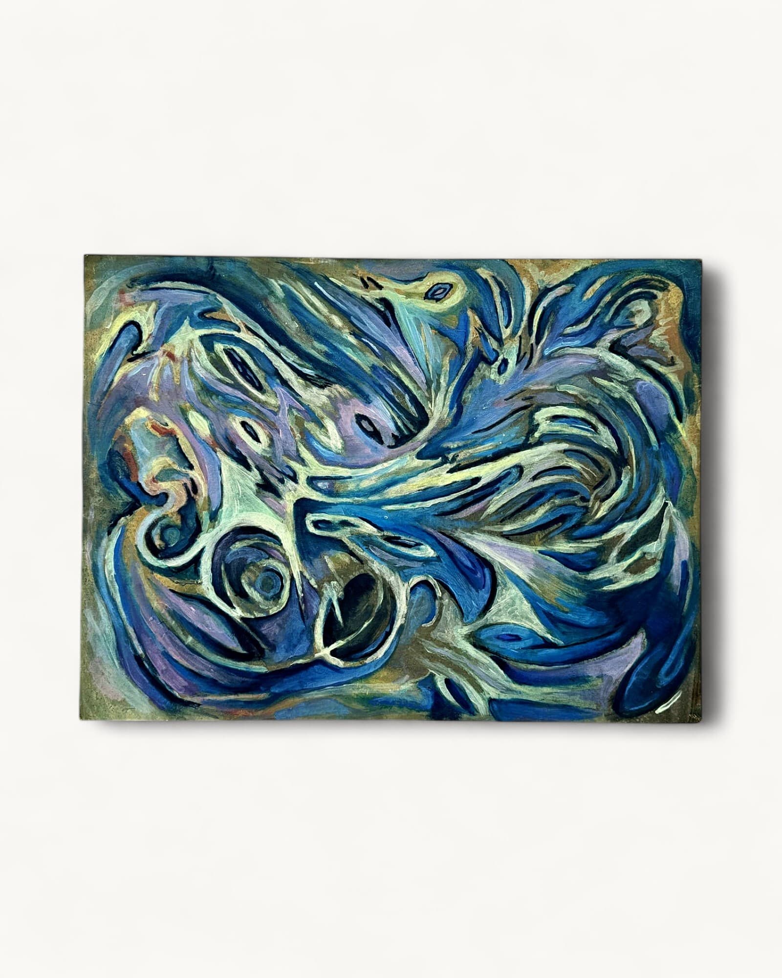 Shared Breath: Oil Painting