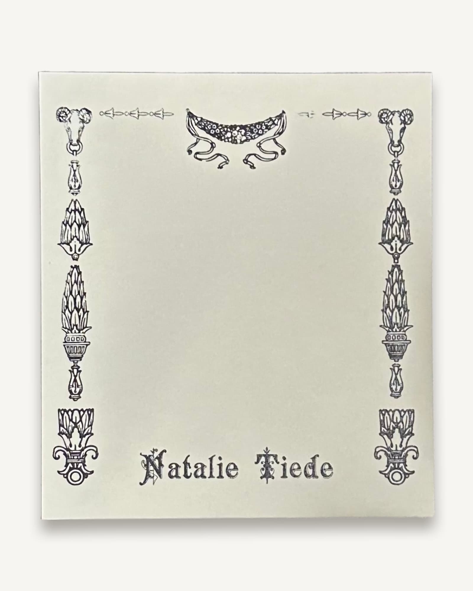 Custom stationery