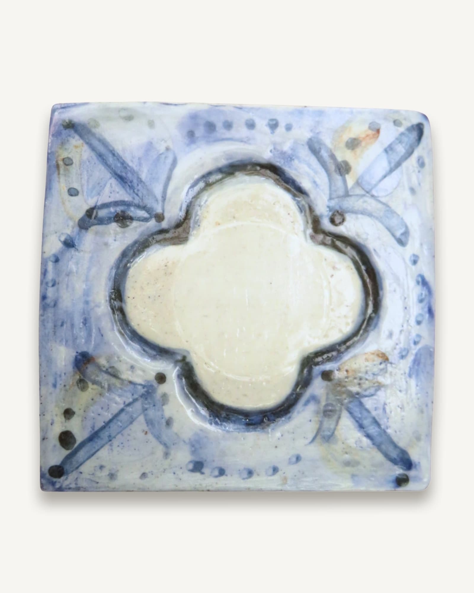 Quatrefoil Encaustic tile