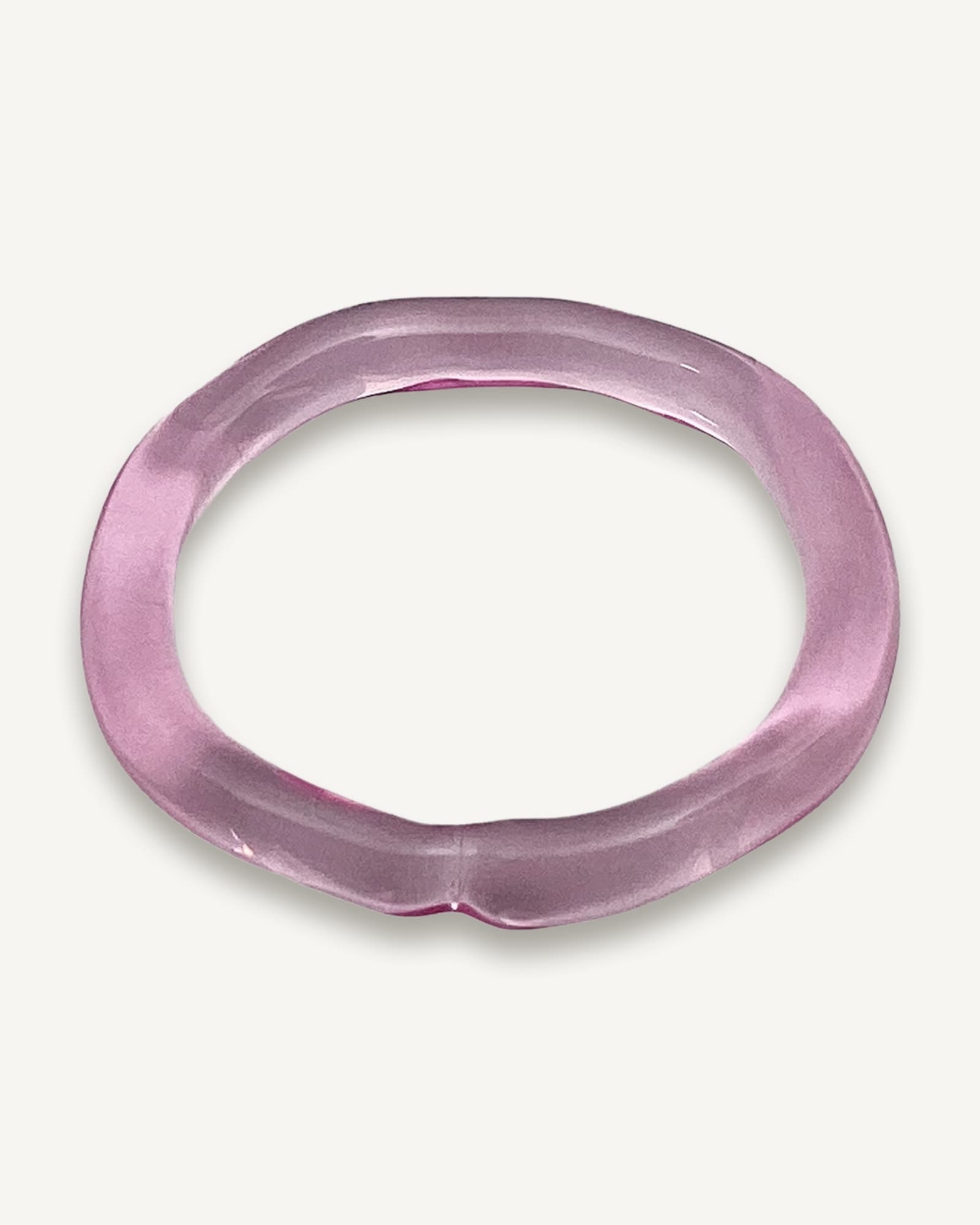 Eos Pink Glass Bangle