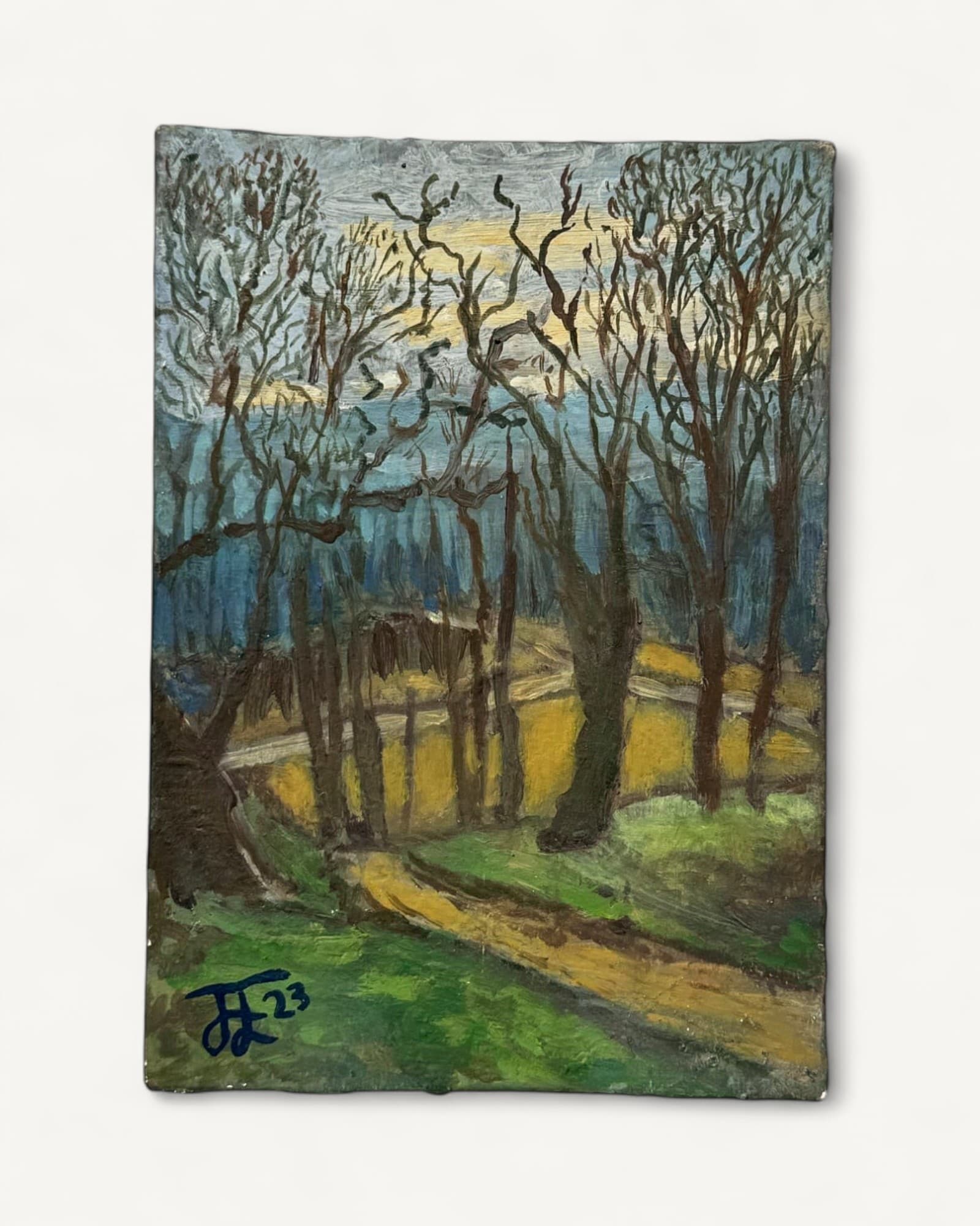 Towards Kingston Gate: Oil Painting