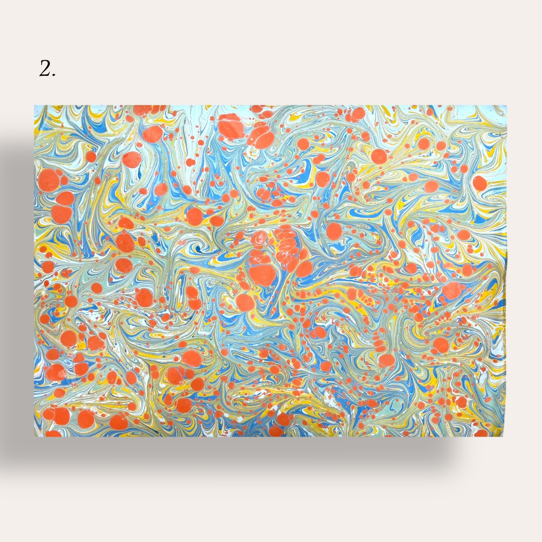 Hand Marbled paper: Large