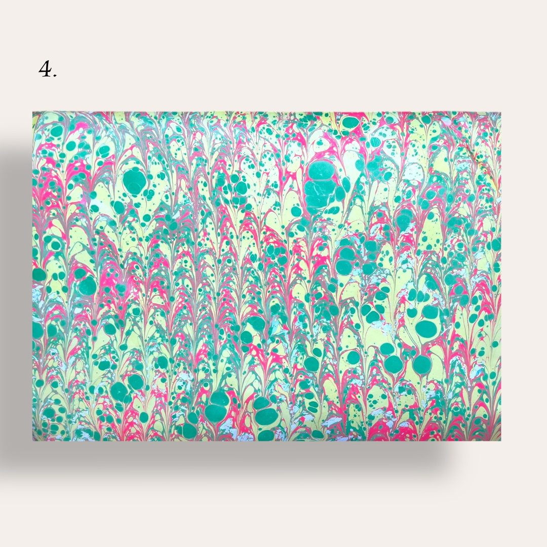 Hand Marbled paper: Large