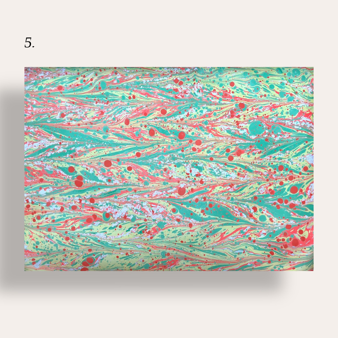 Hand Marbled paper: Large