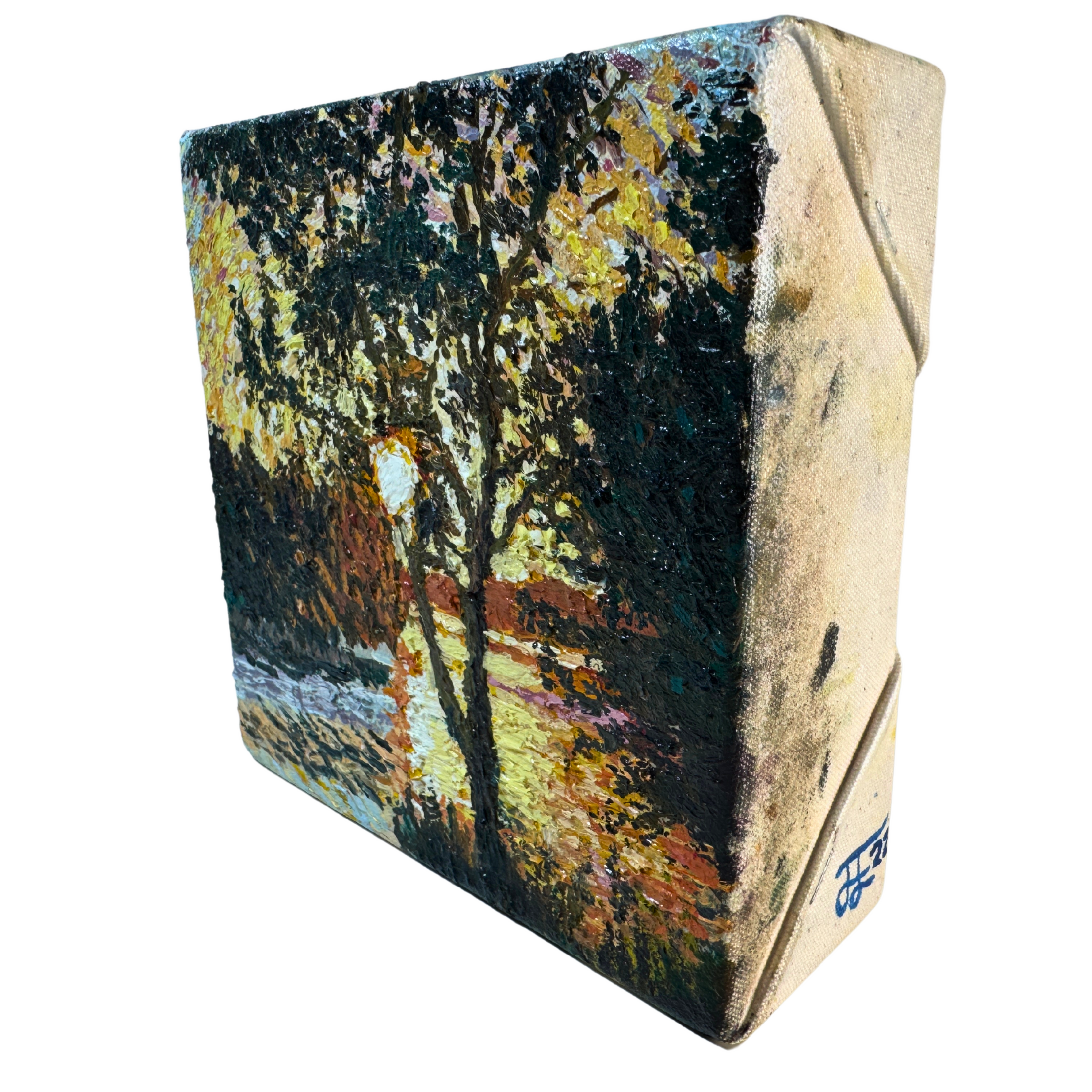 Kingston Riverside: Oil Painting