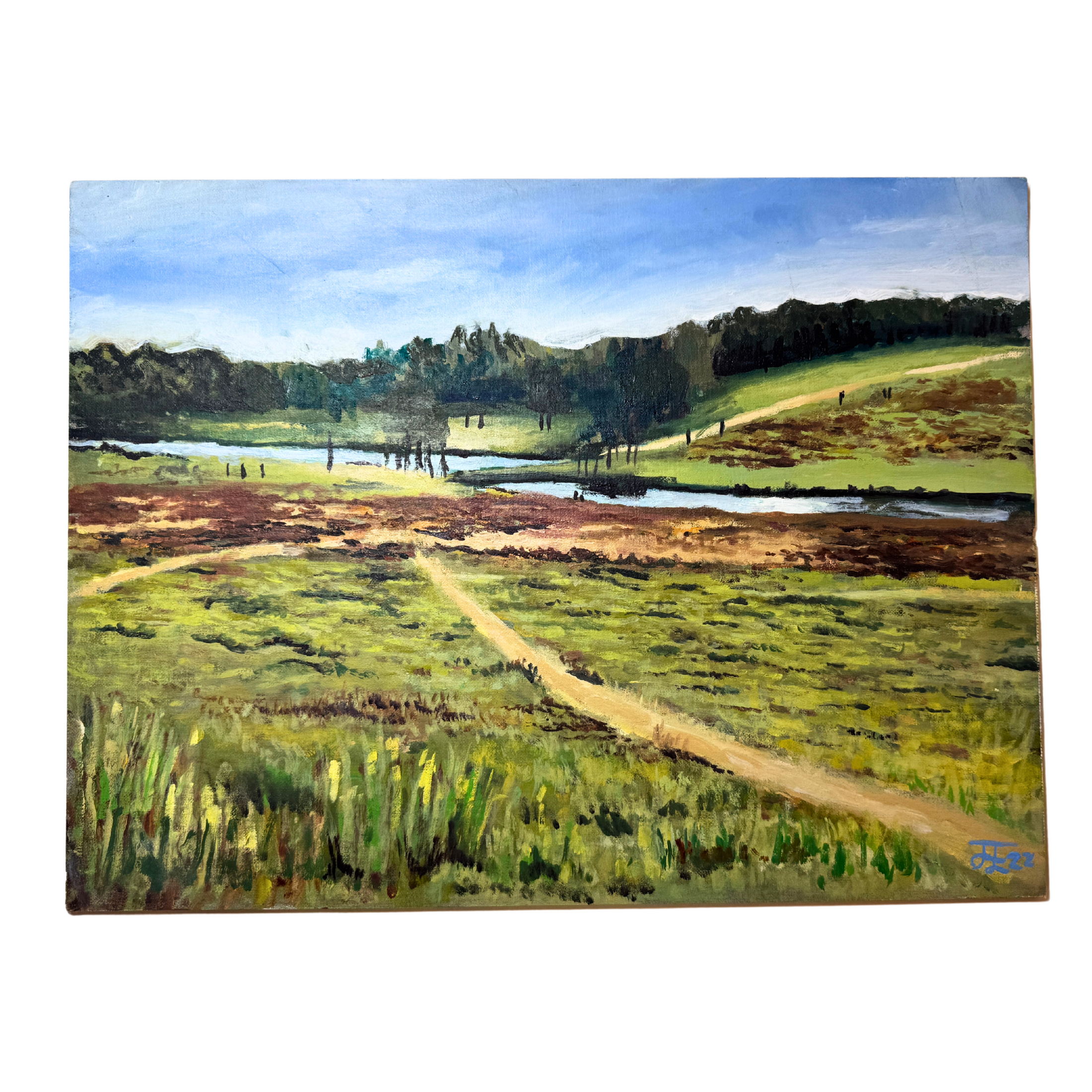 Pen Ponds: Oil Painting