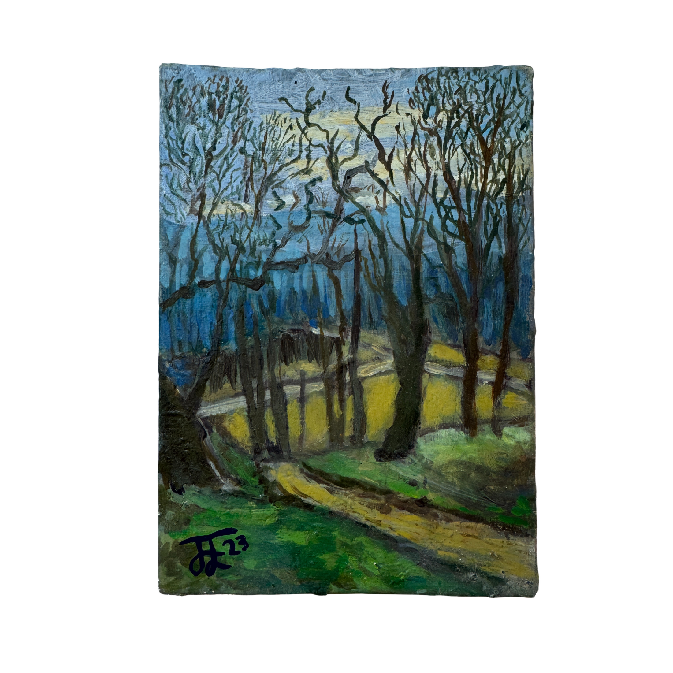 Towards Kingston Gate: Oil Painting