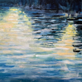 Load image into Gallery viewer, Kingston Bridge looking toward Hampton Court: Oil Painting
