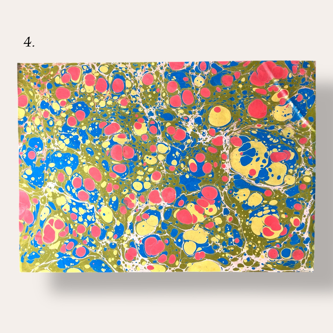 Hand Marbled Paper: Small / A3