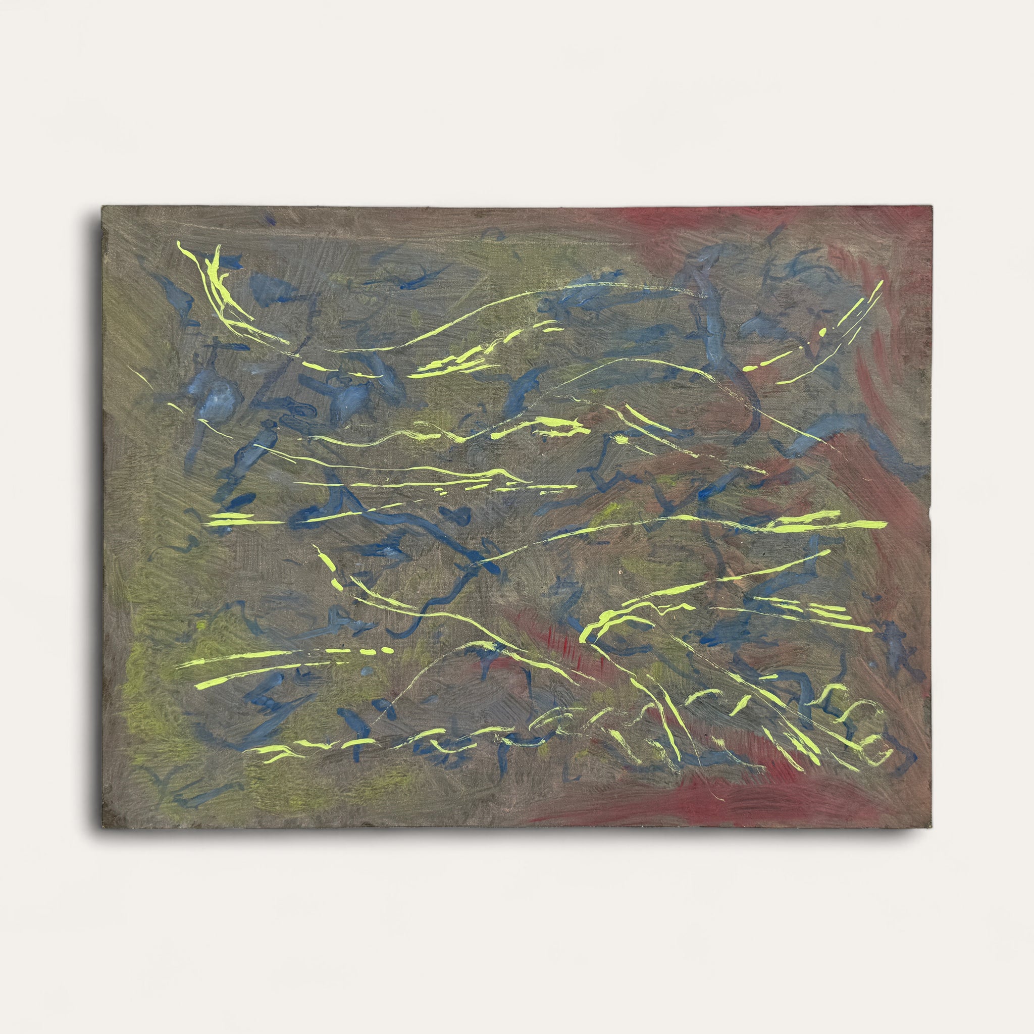 Traces in Twilight: Oil Painting