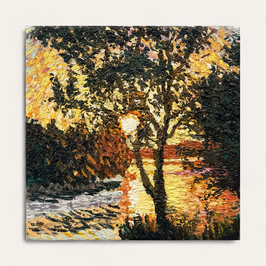 Kingston Riverside: Oil Painting