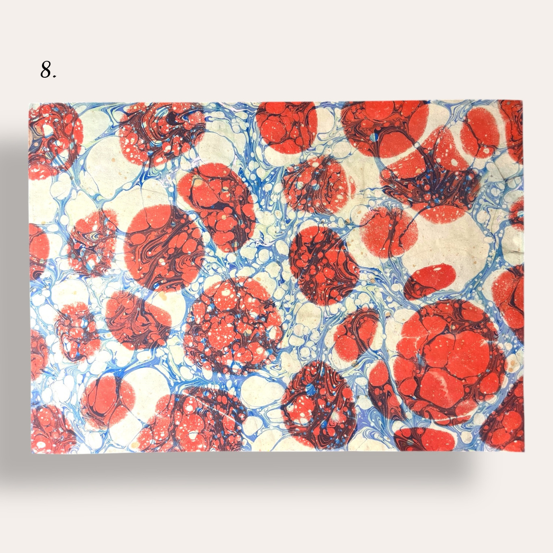 Hand Marbled Paper: Small / A3