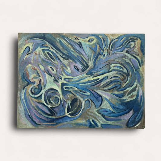 Shared Breath: Oil Painting