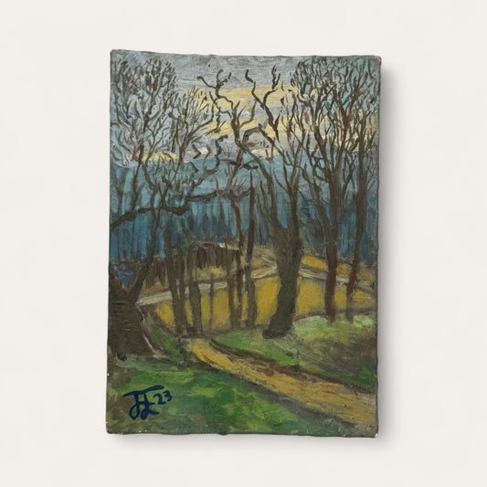 Towards Kingston Gate: Oil Painting