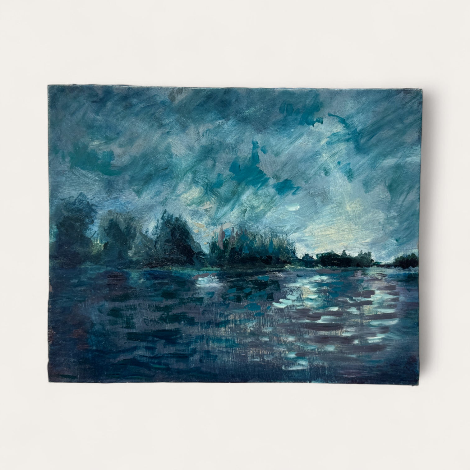 Custom oil landscape: upload your own image