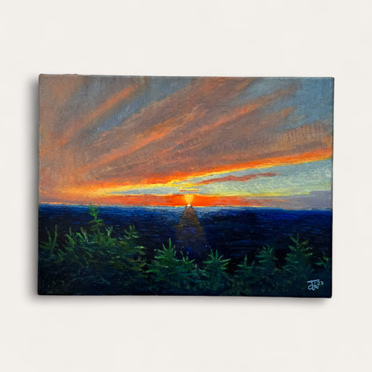 Towards Windsor: Oil Painting