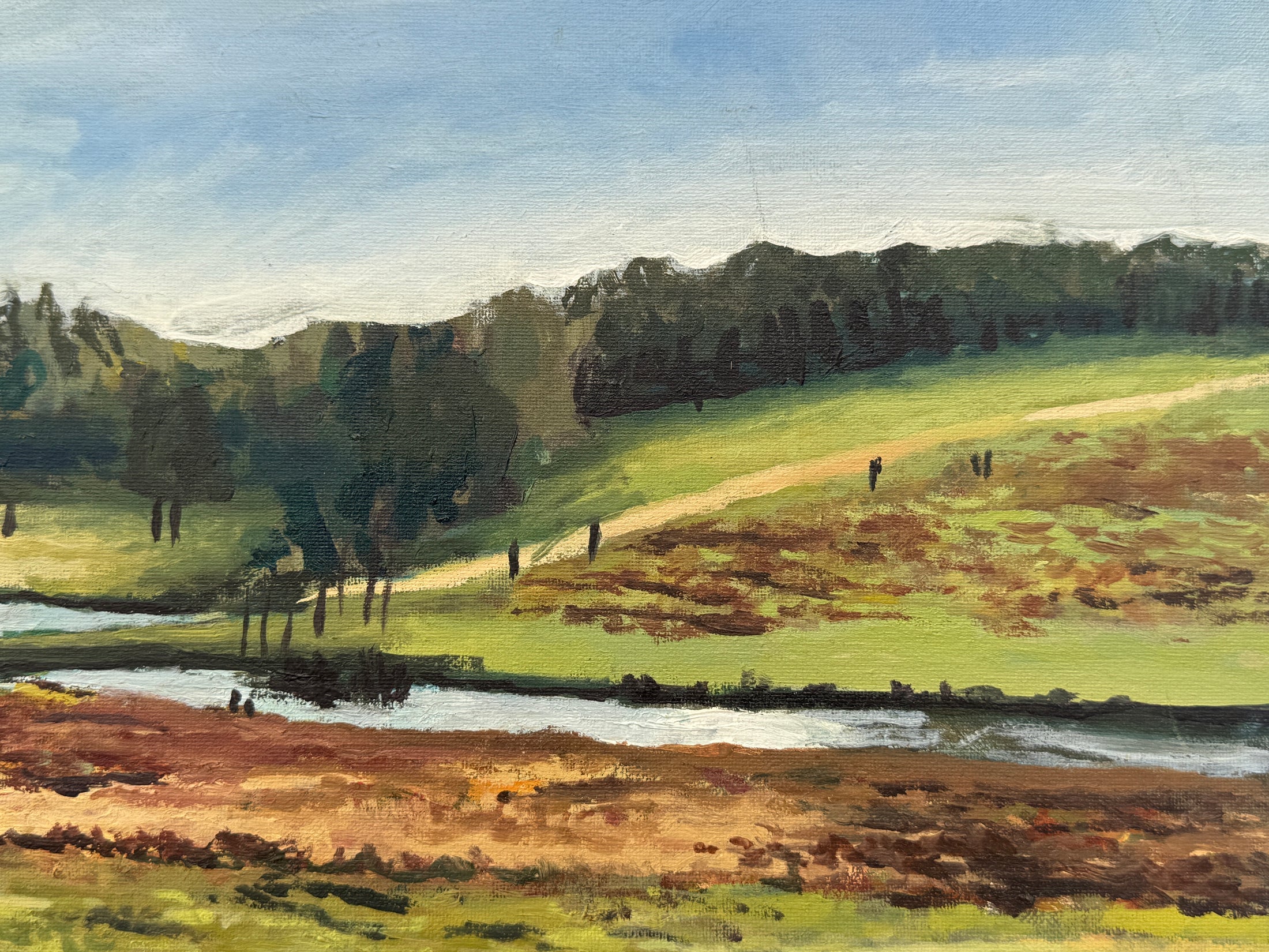 Pen Ponds: Oil Painting