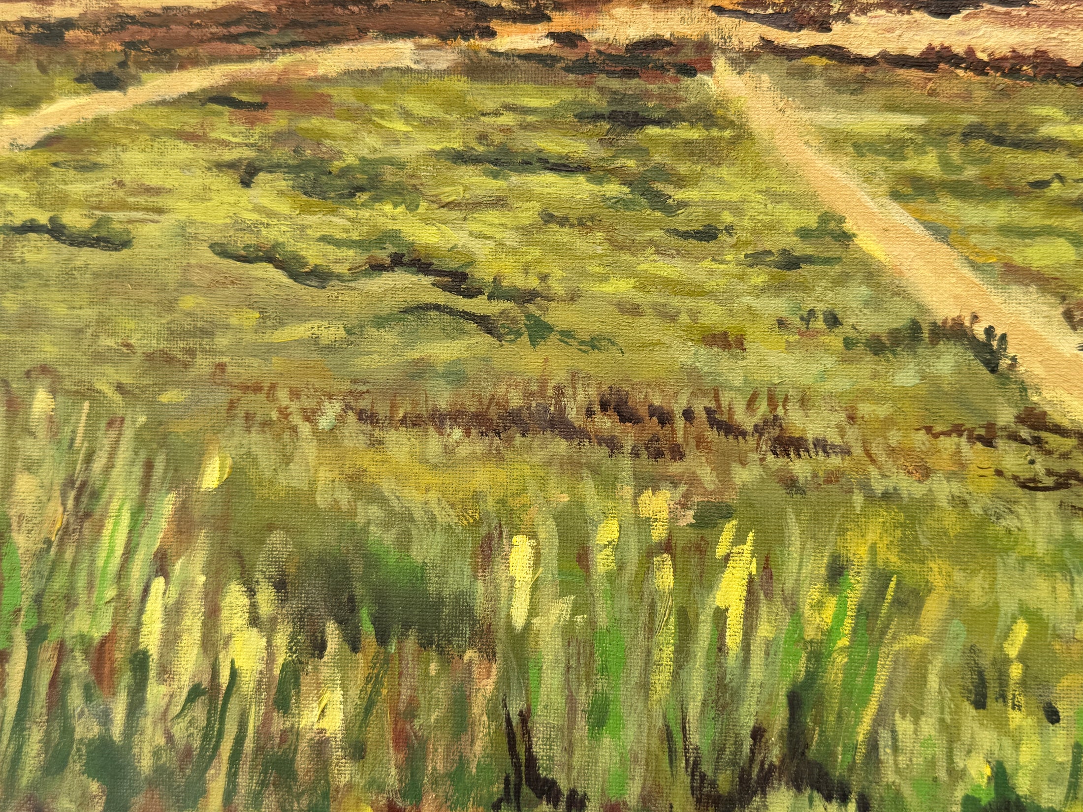 Pen Ponds: Oil Painting