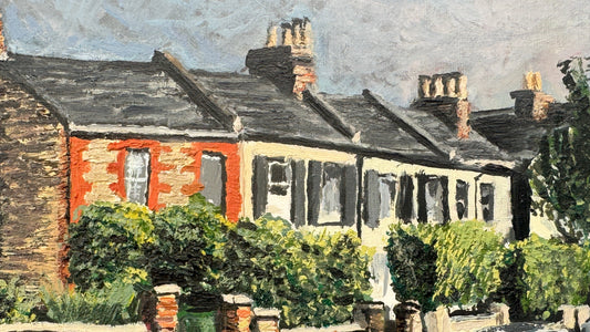 Custom oil landscape: upload your own image