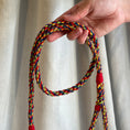 Load image into Gallery viewer, Handmade rainbow rope dog leash (made to order)
