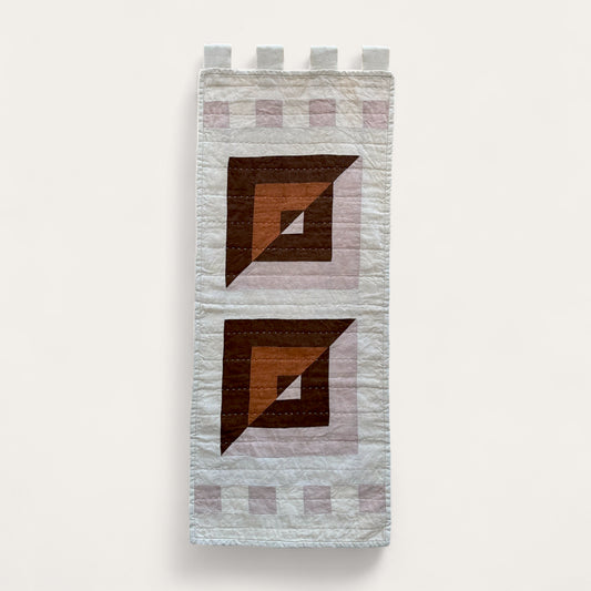 Tall Handmade Quilted Tapestry Wall Hanging