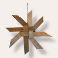 Load image into Gallery viewer, Oak swill Christmas Star Decoration
