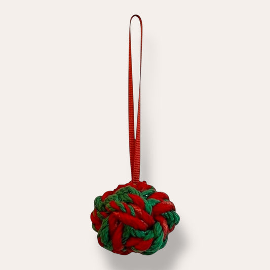Rope Christmas Bauble Decoration