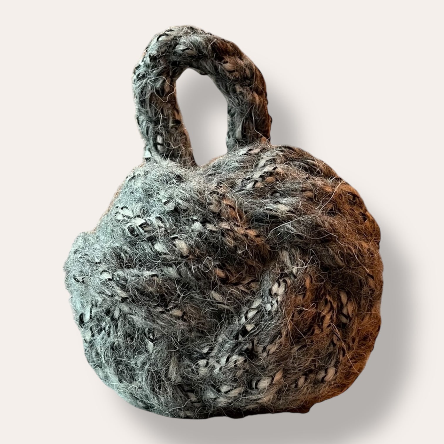 Handmade Dead Stock Yarn Rope Doorstop Small