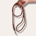 Load image into Gallery viewer, Handmade rope dog leash in rainbow - style 2 (made to order)

