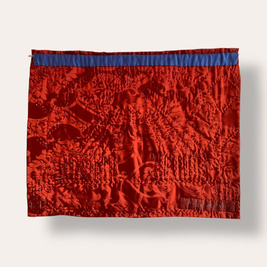 Sacred Are The Woolgathers, The Altar Boy: Embroidered Hanging