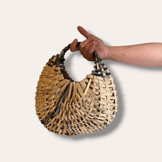 Scottish Oak hen basket bag
