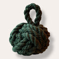 Load image into Gallery viewer, Handmade Dead Stock Yarn Rope Doorstop Small
