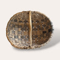 Load image into Gallery viewer, 16” Scottish Oak Swill Basket with peeled hazel handle
