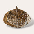 Load image into Gallery viewer, 16" Scottish Oak basket with hazel ribs and 2 willow hoops
