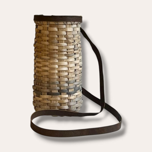 Scottish Oak Bottle Basket Bag
