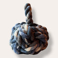 Load image into Gallery viewer, Handmade Dead Stock Yarn Rope Doorstop Medium
