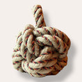 Load image into Gallery viewer, Handmade Flax Yarn Rope Doorstop Medium
