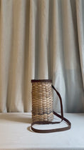 Load and play video in Gallery viewer, Scottish Oak Bottle Basket Bag
