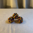 Load and play video in Gallery viewer, Handmade rope juggling balls set of 3 (made to order)
